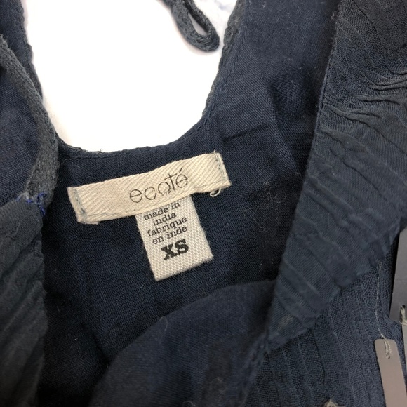 Urban Outfitters Ecote Navy Blue Sequin Tank Top - Picture 6 of 8